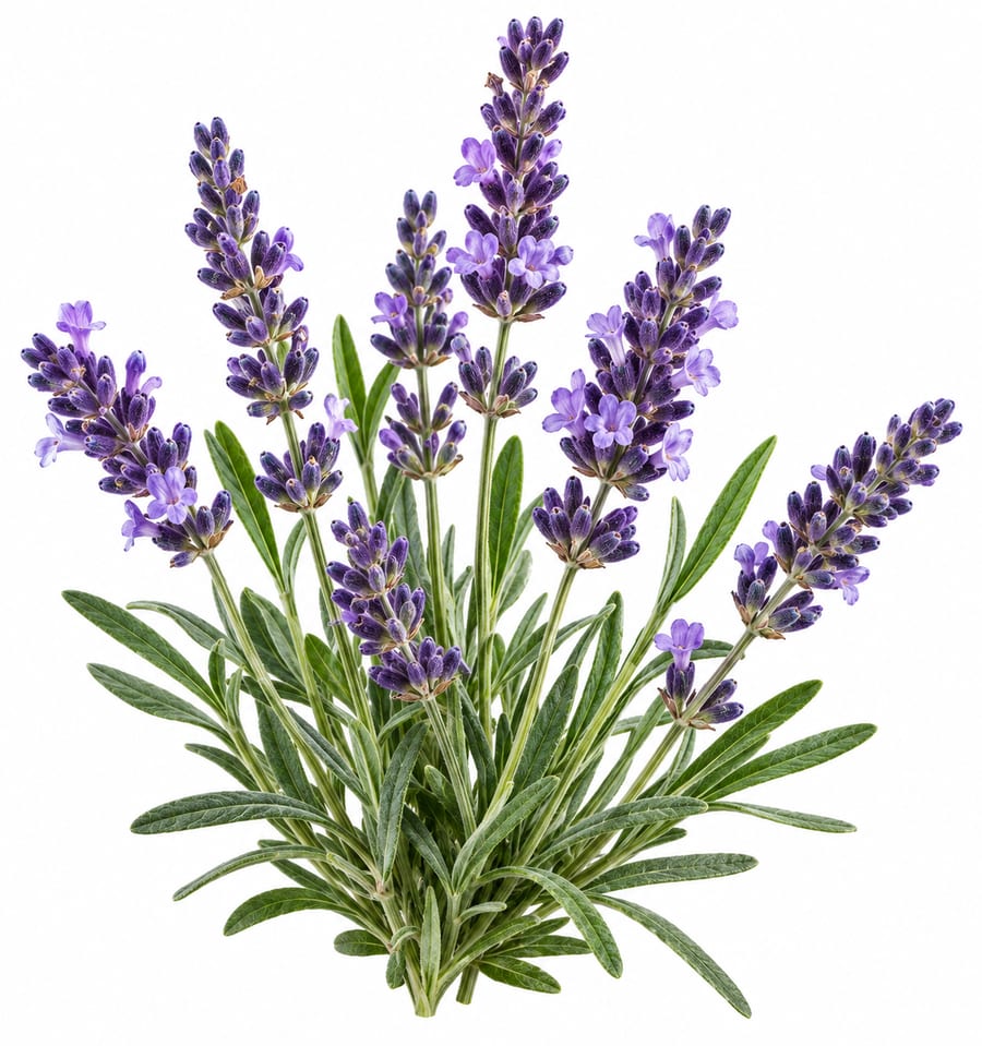 לבנדר (Lavandula angustifolia) — שיח פורח